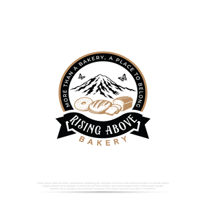 Logo Design by InkPilot_Studio™ for Rising Above Bakery | Design: #37576371