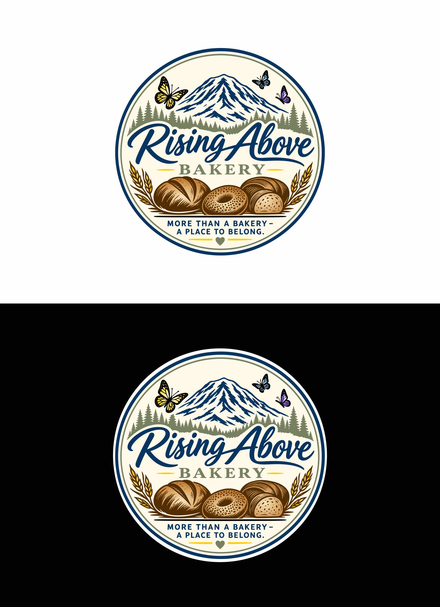 Logo Design by LordRam for Rising Above Bakery | Design #37576363