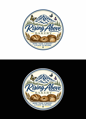 Logo Design by LordRam for Rising Above Bakery | Design #37576363