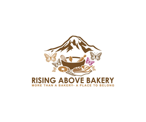 Logo Design by Alex75 for Rising Above Bakery | Design: #37583449