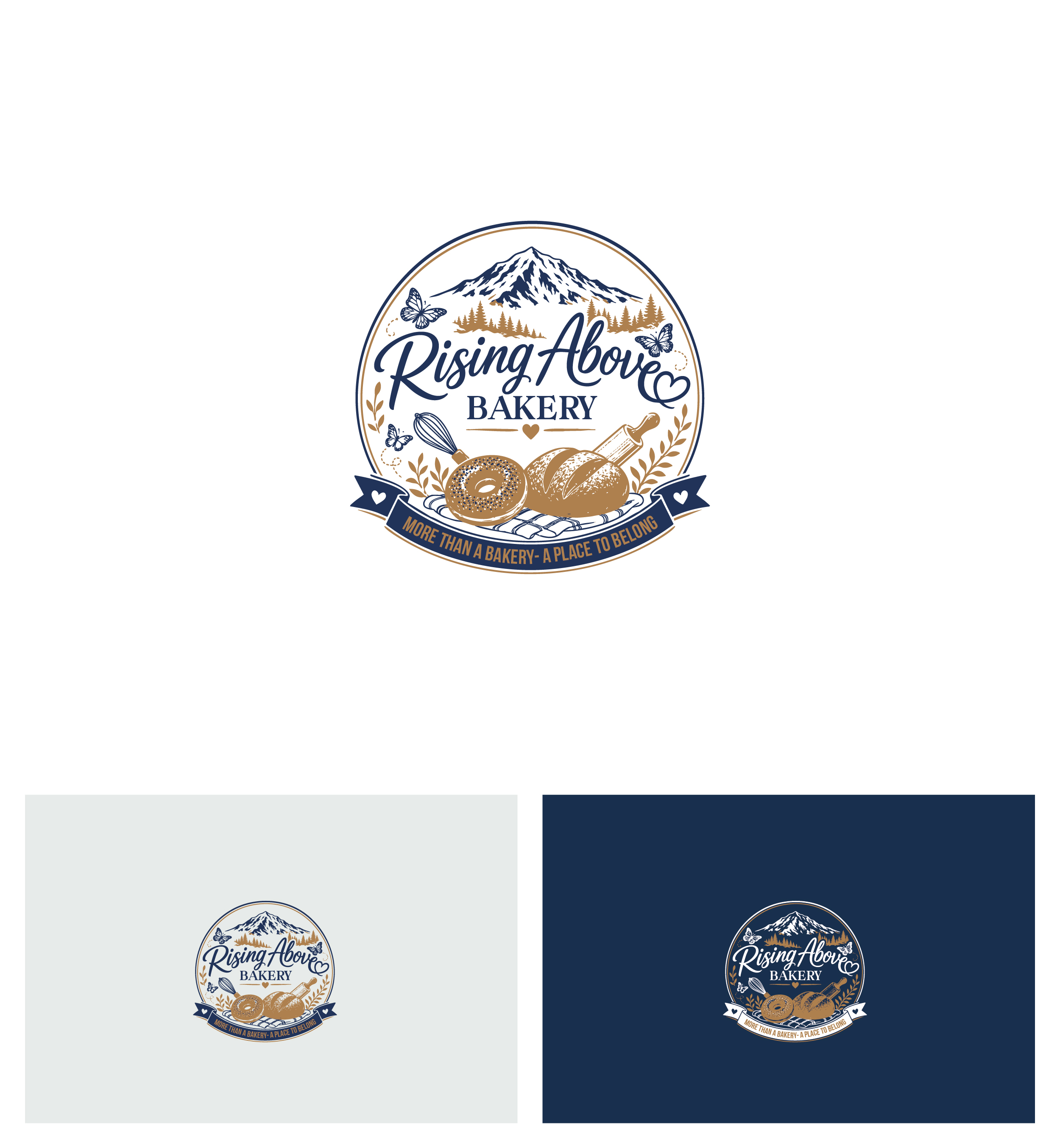 Logo Design by Afsana_Hoque for Rising Above Bakery | Design #37581534