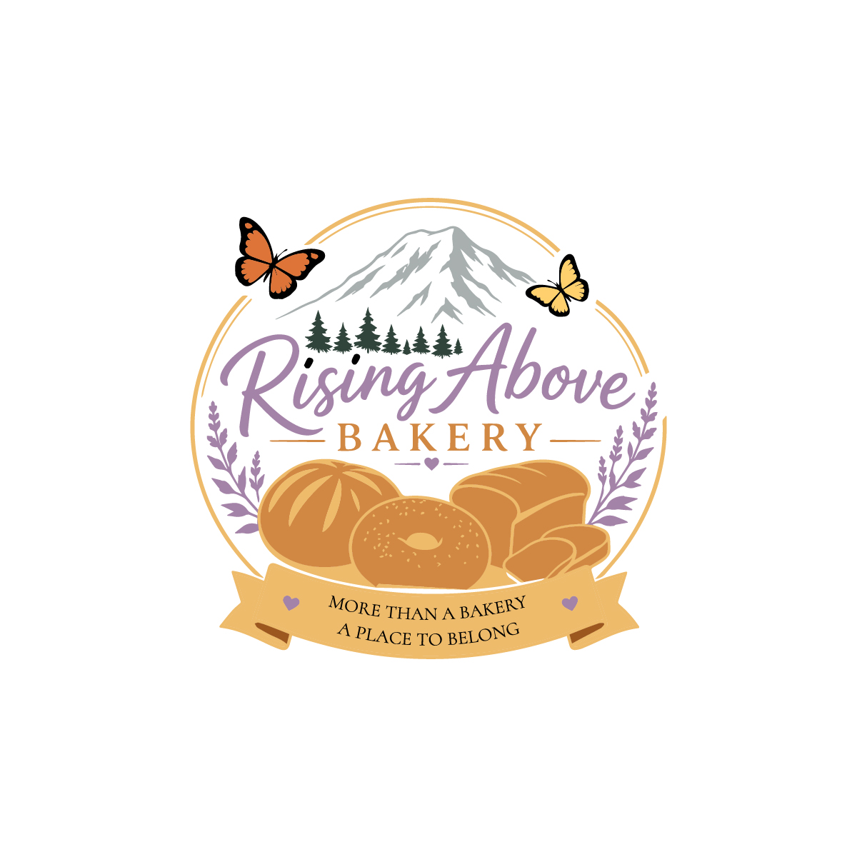 Logo Design by VM_Creative for Rising Above Bakery | Design #37578852