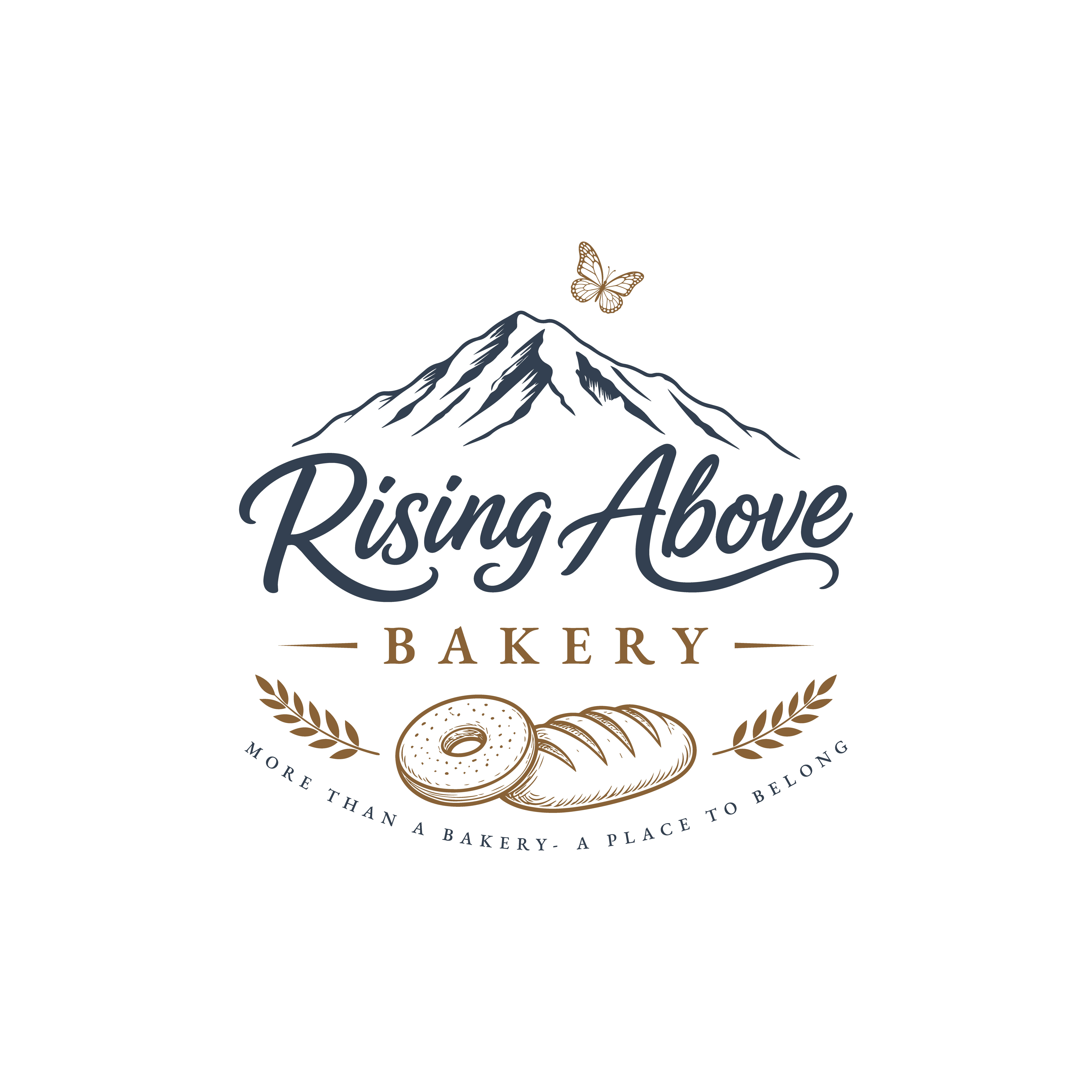 Logo Design by Studio Vertex for Rising Above Bakery | Design #37584892