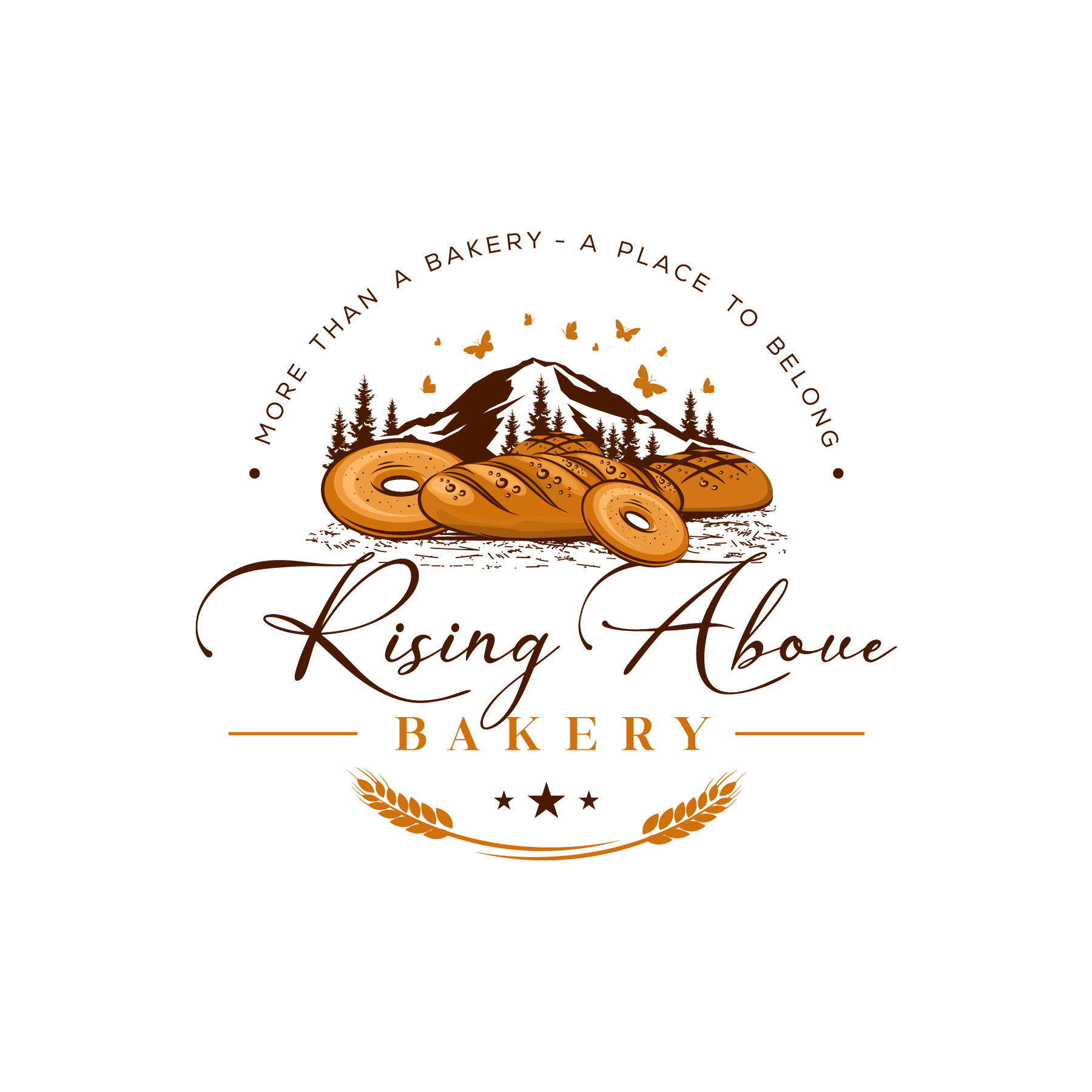 Logo Design by debdesign for Rising Above Bakery | Design #37576845