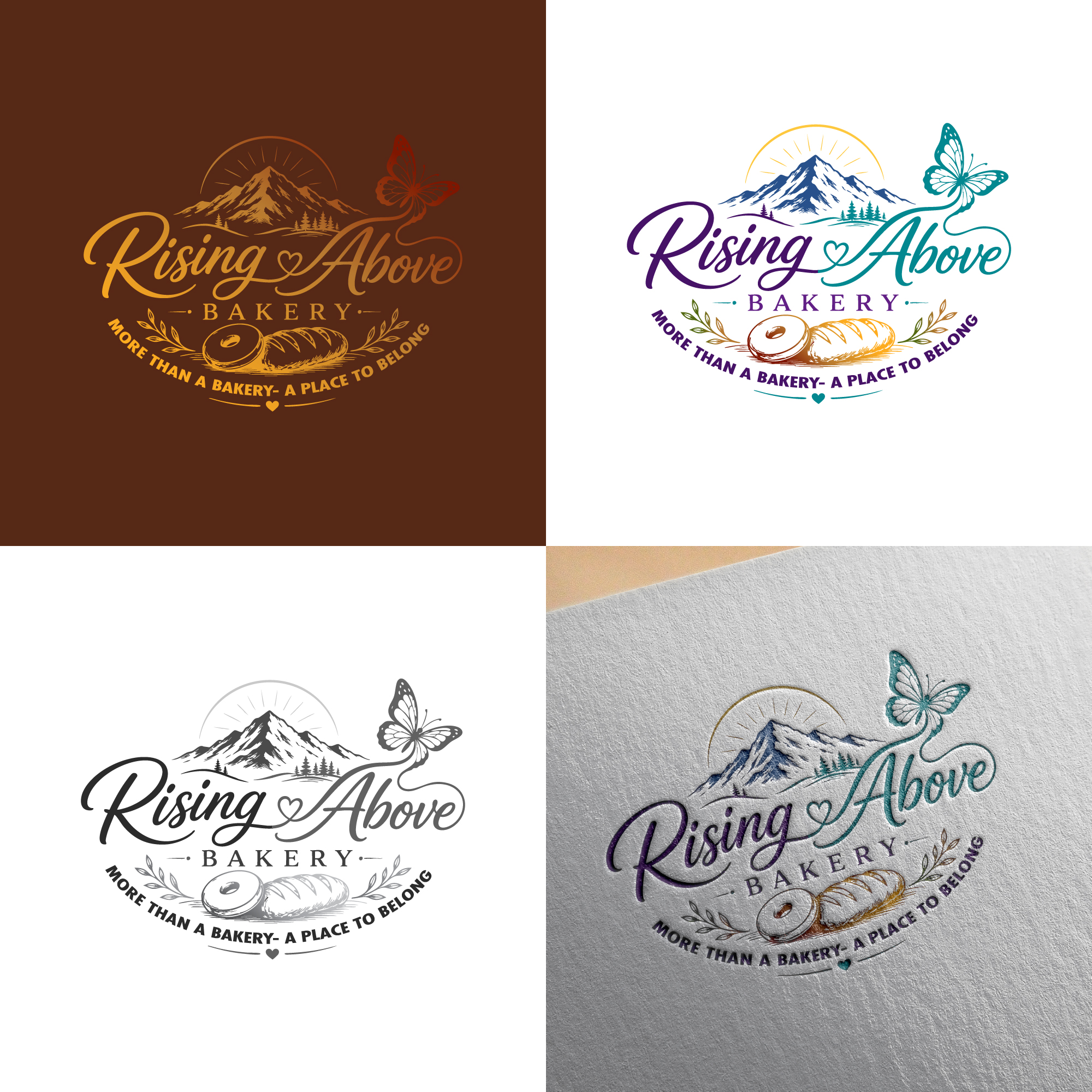 Logo Design by sourcead23 for Rising Above Bakery | Design: #37580919