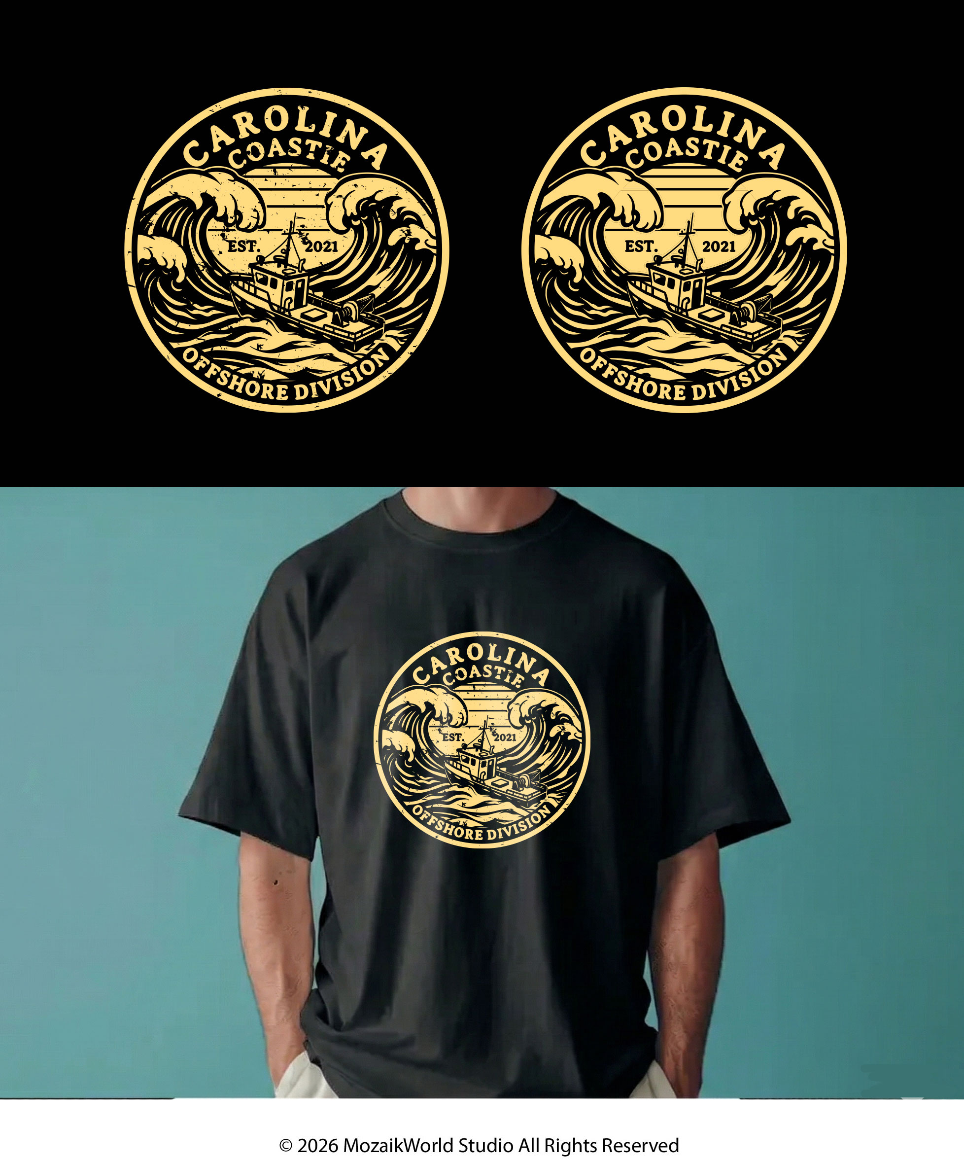 T-shirt Design by Mozaikworld Studio for this project | Design #37587109