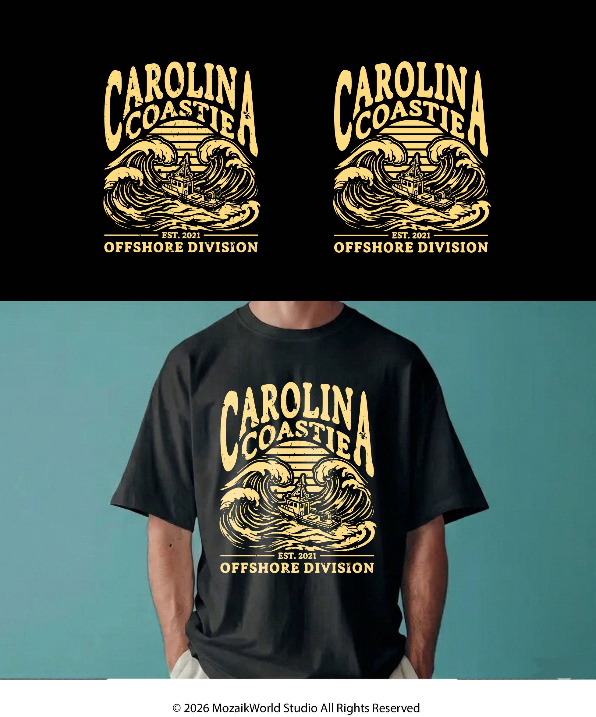 T-shirt Design by Mozaikworld Studio for this project | Design #37587114