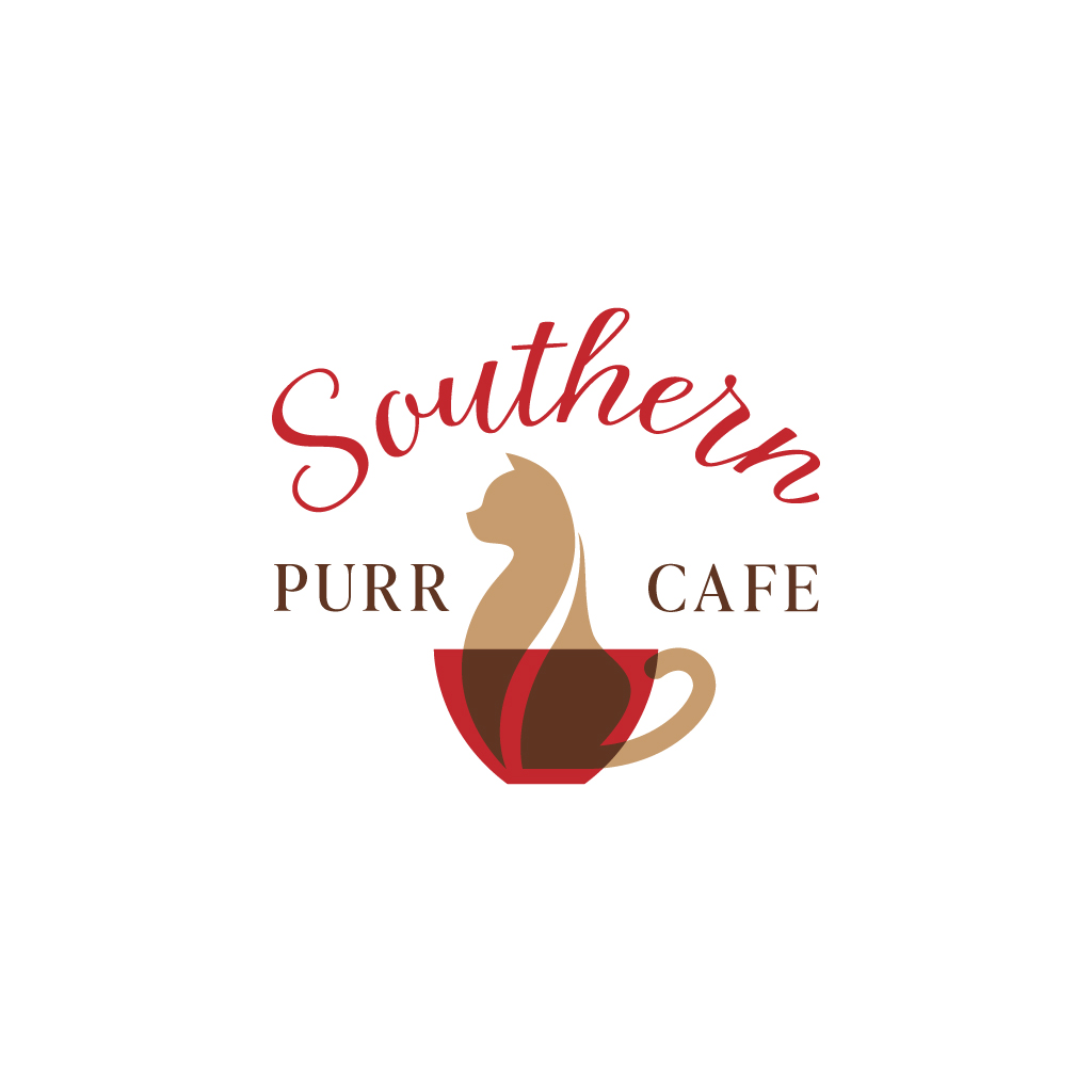 Logo Design by JohnnyCactus for Southern Purr Cafe | Design #37580585