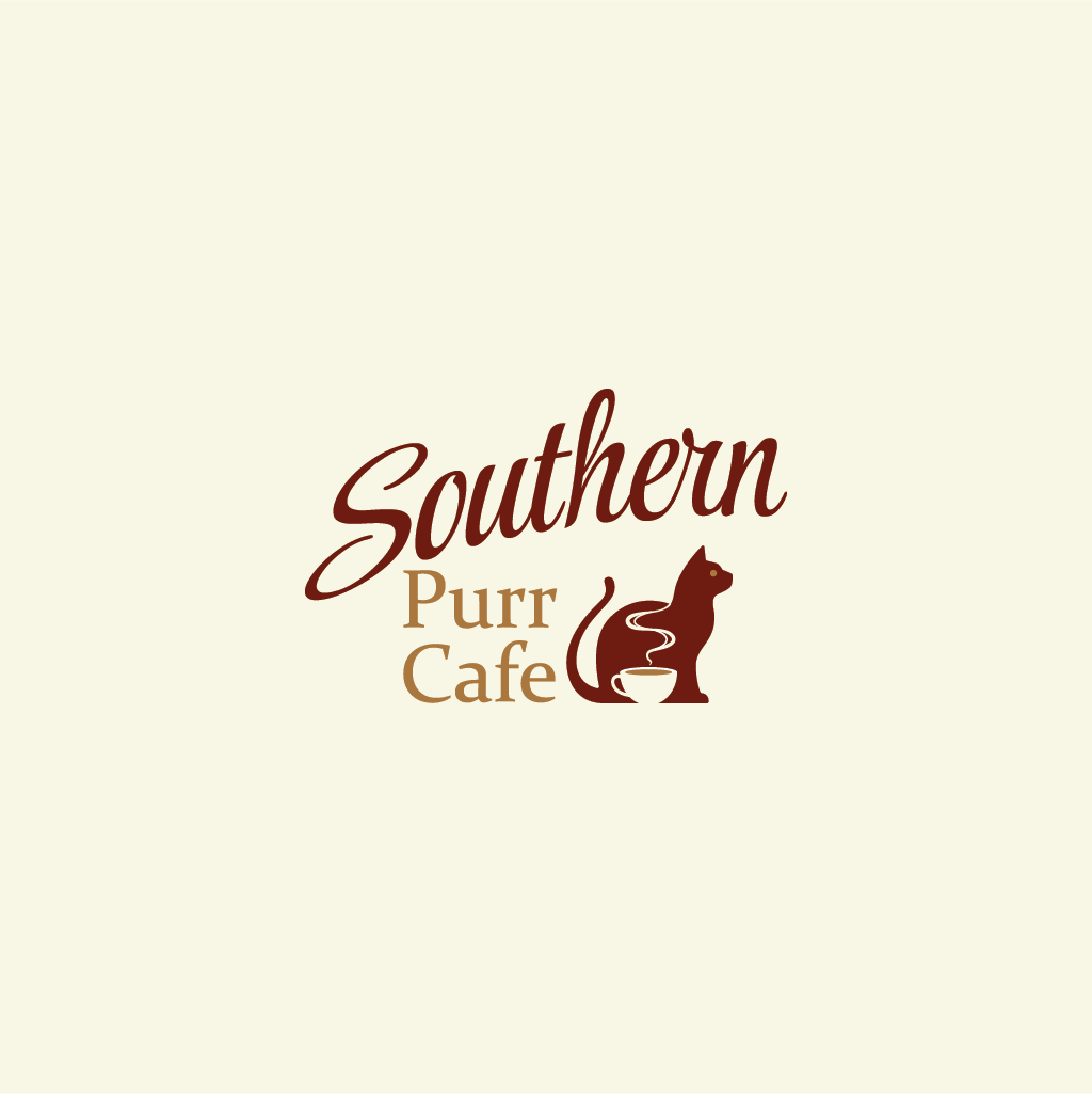 Logo Design by Jerwin Intac for Southern Purr Cafe | Design #37597385
