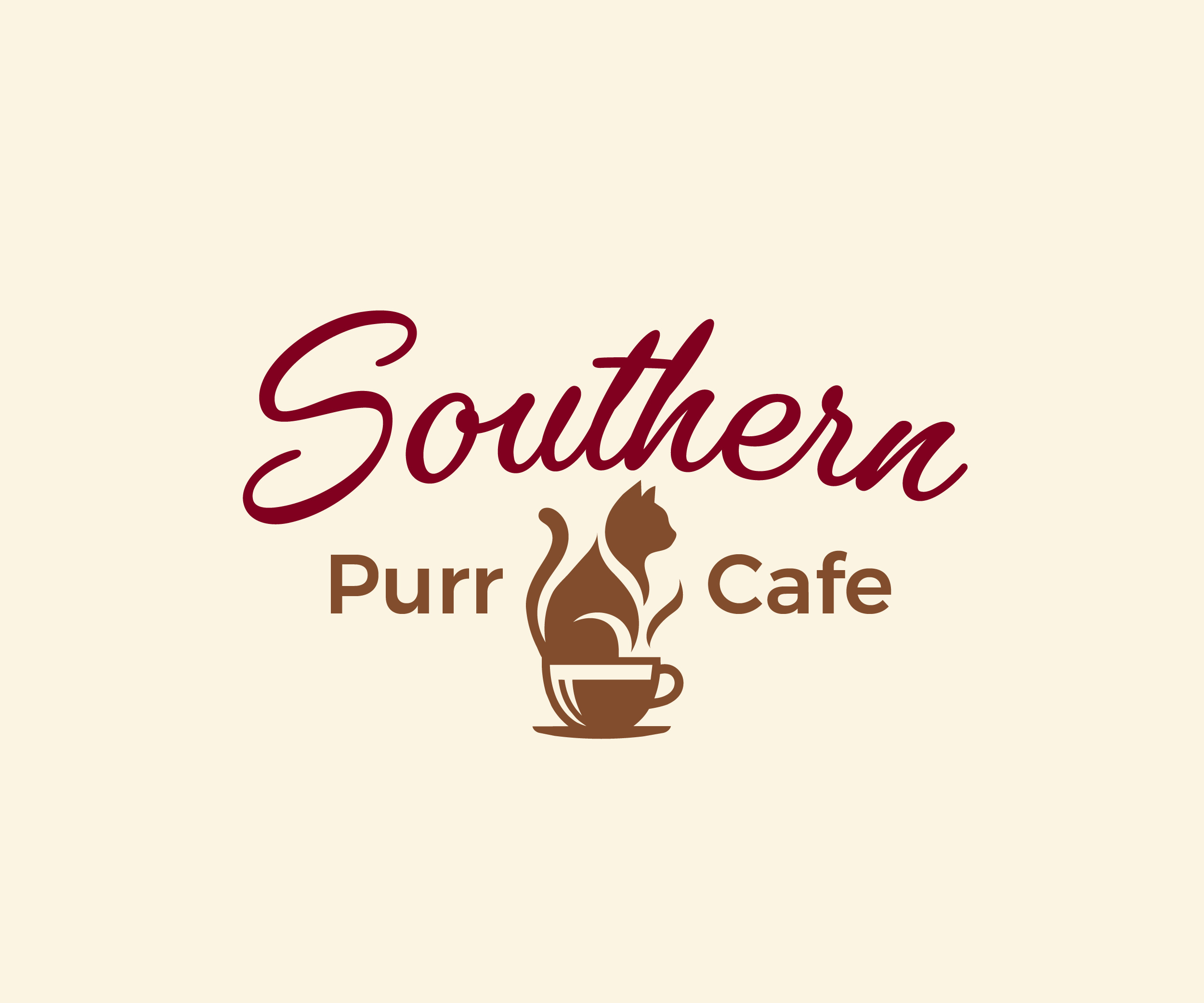 Logo Design by James J. for Southern Purr Cafe | Design #37581631
