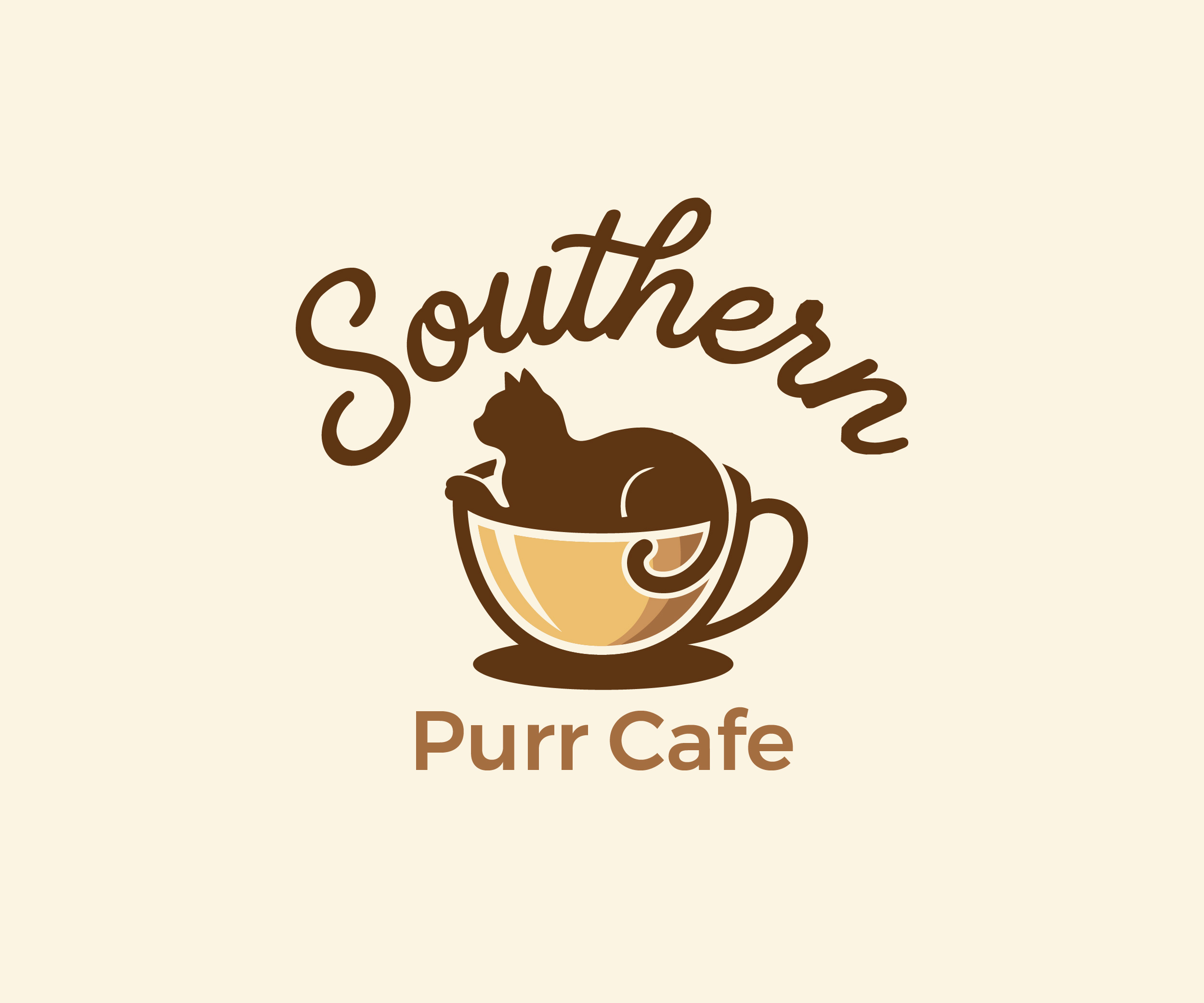 Logo Design by James J. for Southern Purr Cafe | Design #37581646