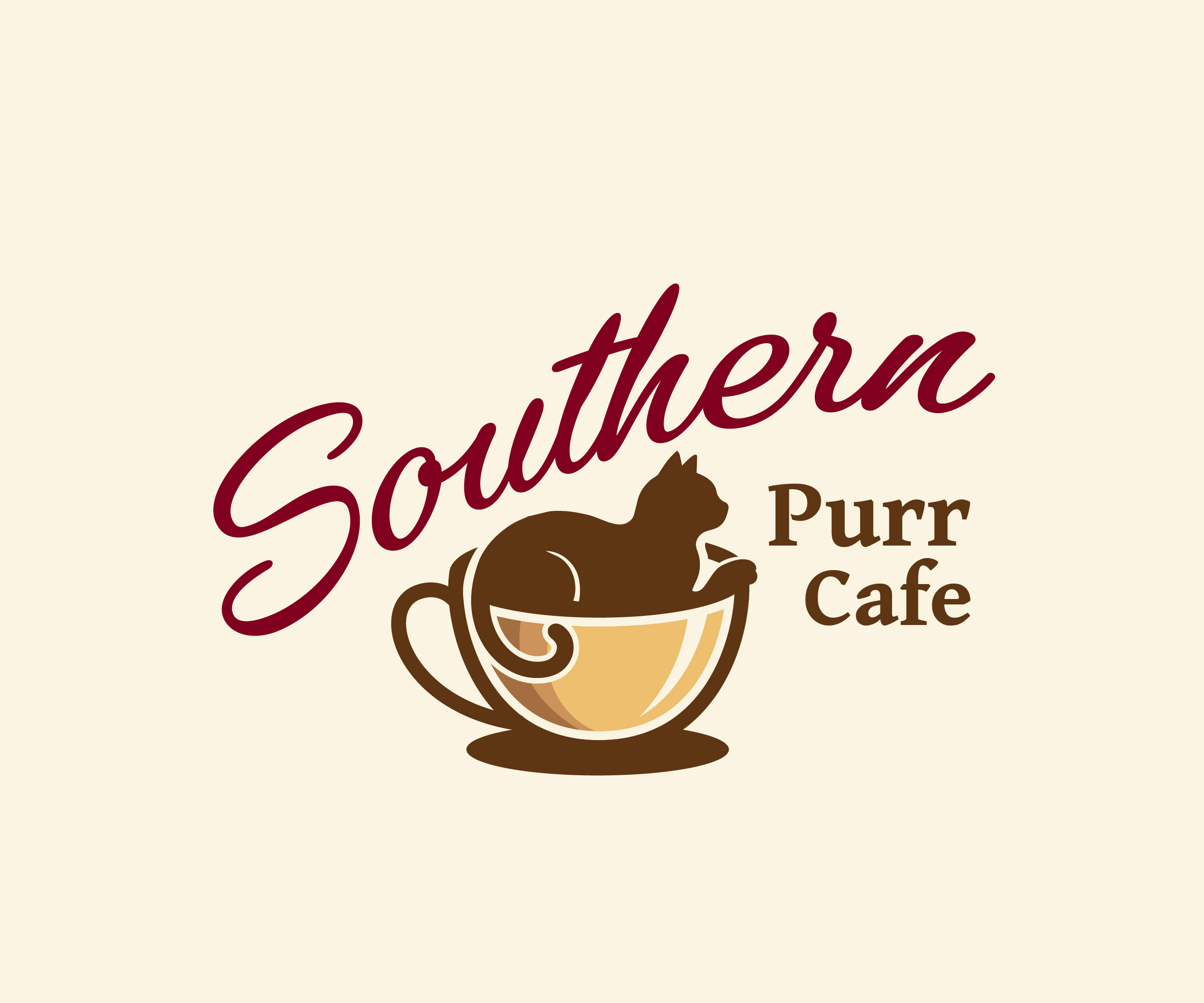 Logo Design by James J. for Southern Purr Cafe | Design #37583676