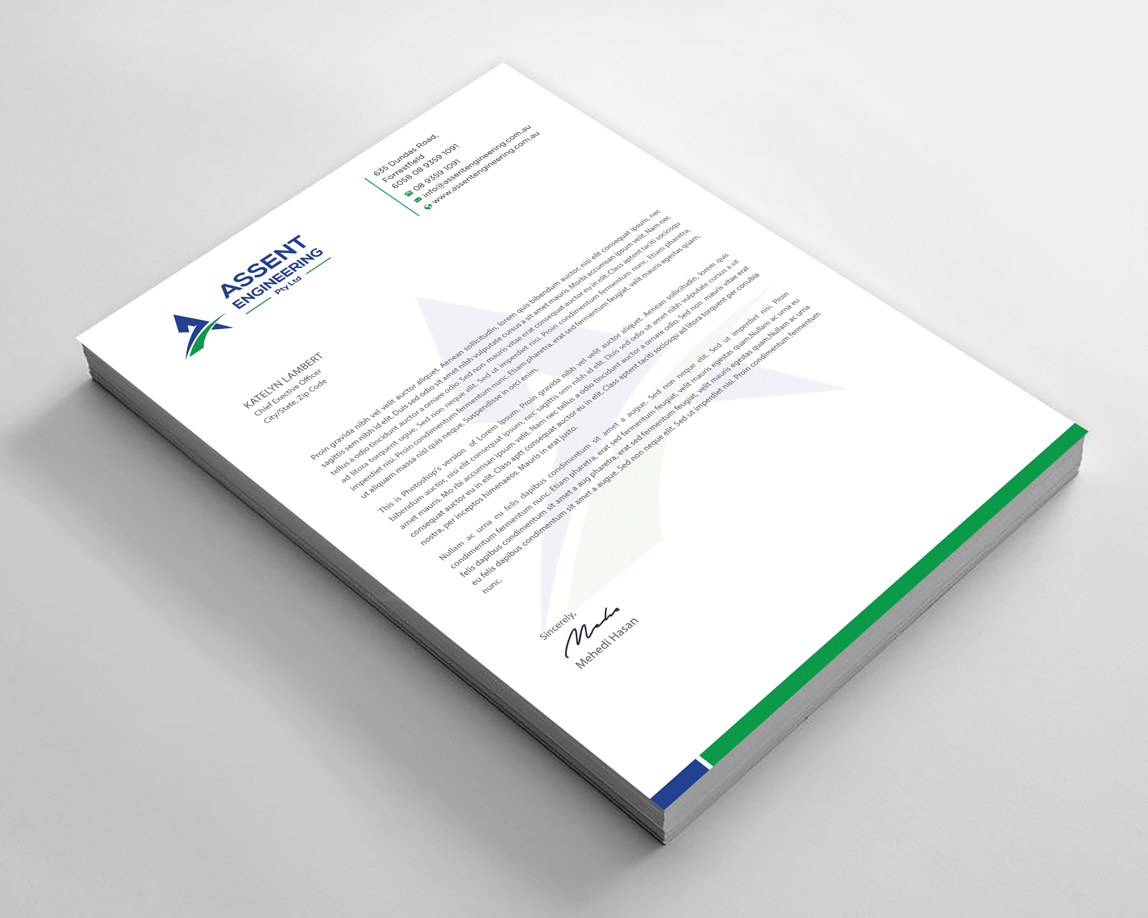 Design En-Tête par Expert Bappy pour Assent Engineering | Design #37579667