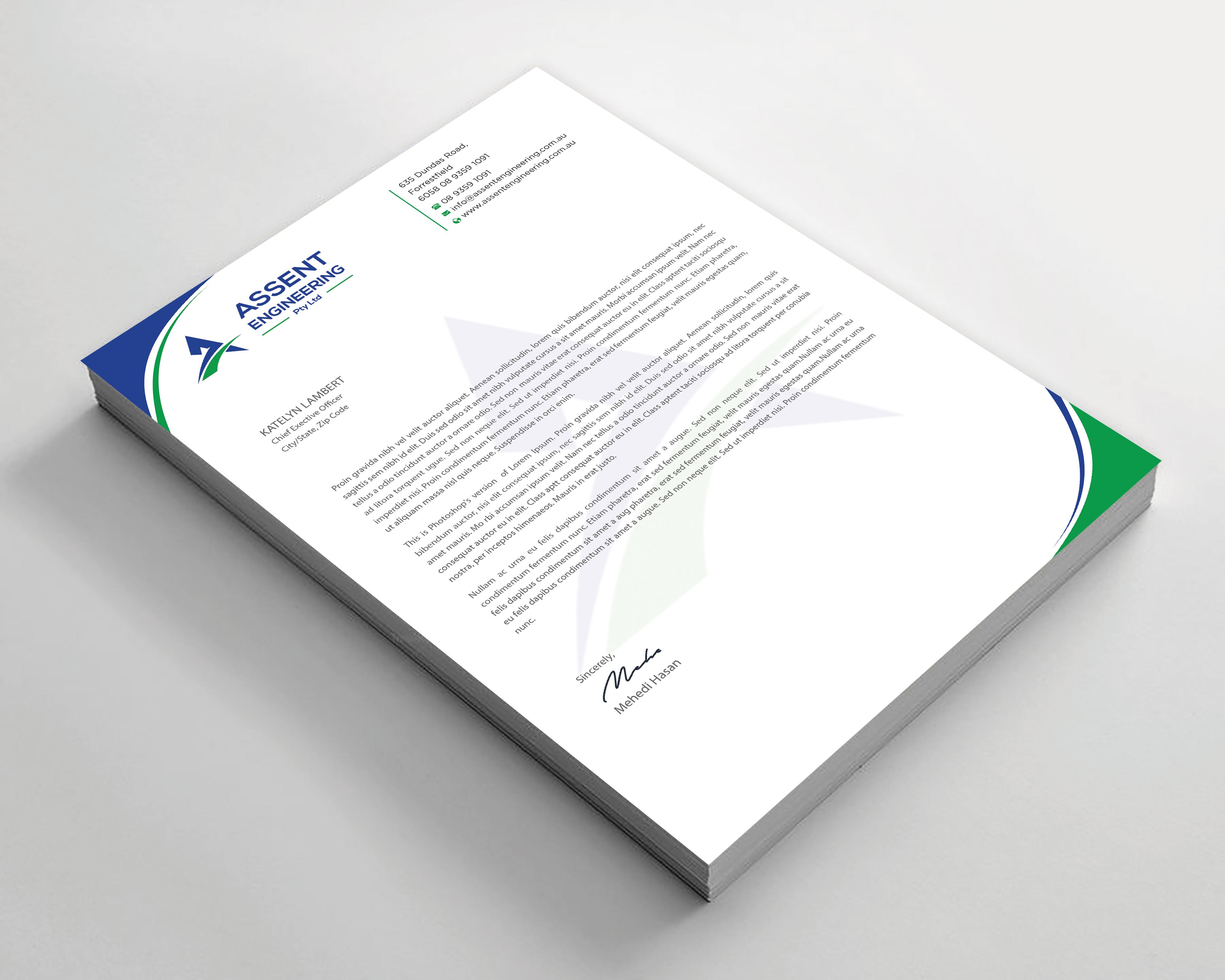 Design En-Tête par Expert Bappy pour Assent Engineering | Design #37579782