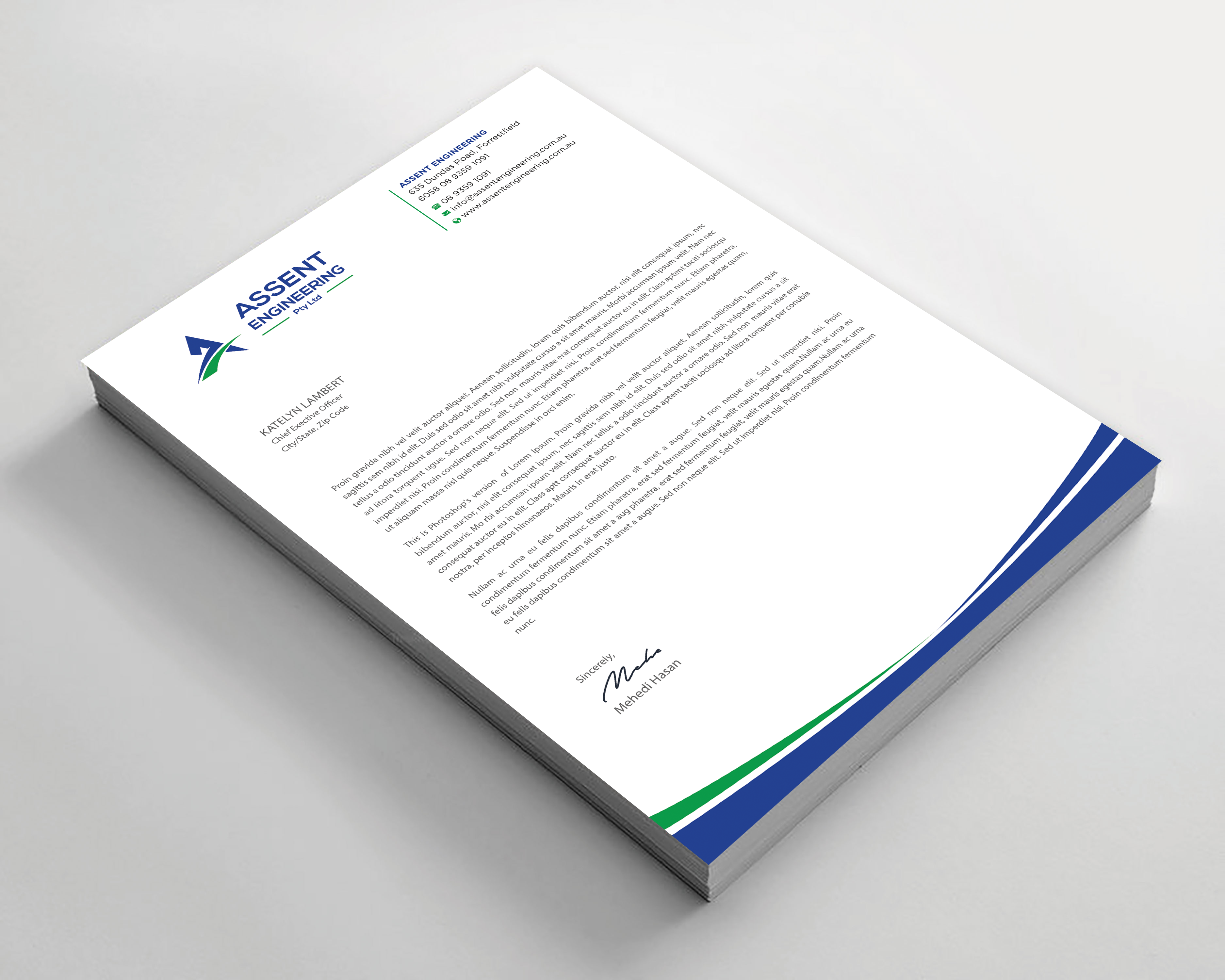 Design En-Tête par Expert Bappy pour Assent Engineering | Design #37579783