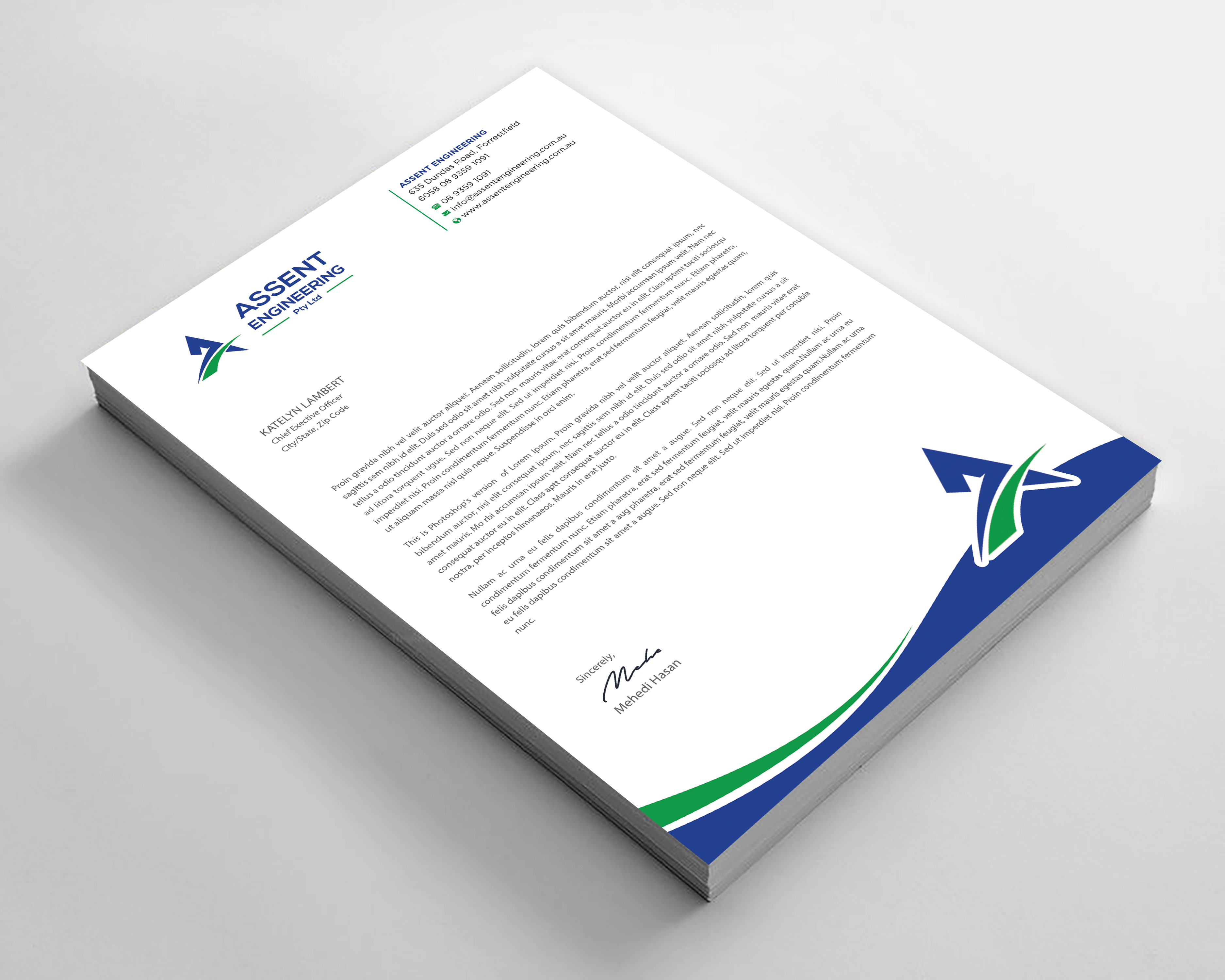 Design En-Tête par Expert Bappy pour Assent Engineering | Design #37579868
