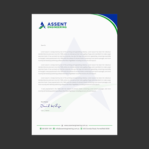 Design En-Tête par INDIAN_Ashok pour Assent Engineering | Design : #37579874