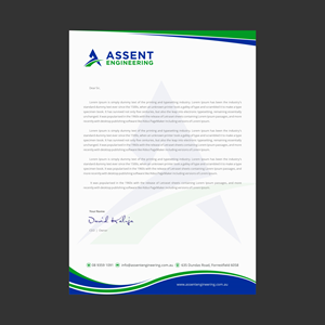 Design En-Tête par INDIAN_Ashok pour Assent Engineering | Design : #37579875
