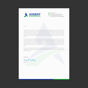 Design En-Tête par INDIAN_Ashok pour Assent Engineering | Design : #37579878