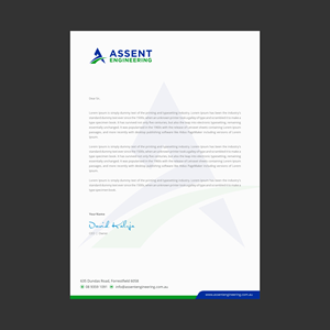 Design En-Tête par INDIAN_Ashok pour Assent Engineering | Design : #37579880