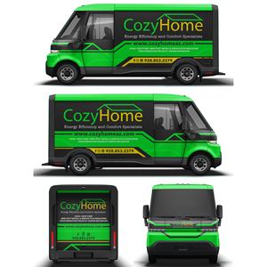 Car Wrap Design by Aricaturrash69 for CozyHome | Design: #37586073