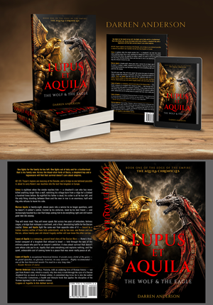 "Historical Fiction Book Cover — Lupus et Aquila (Paperback + Ebook)"