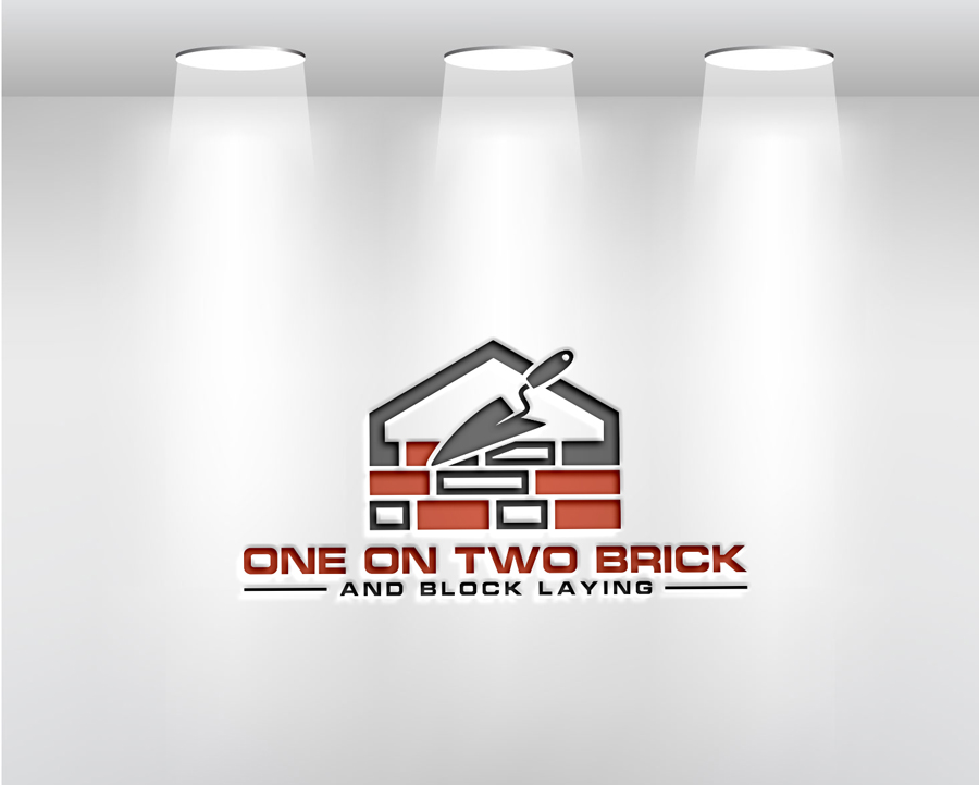 Logo-Design von amran mollaa für One on Two Brick and Block Laying | Design #37584355