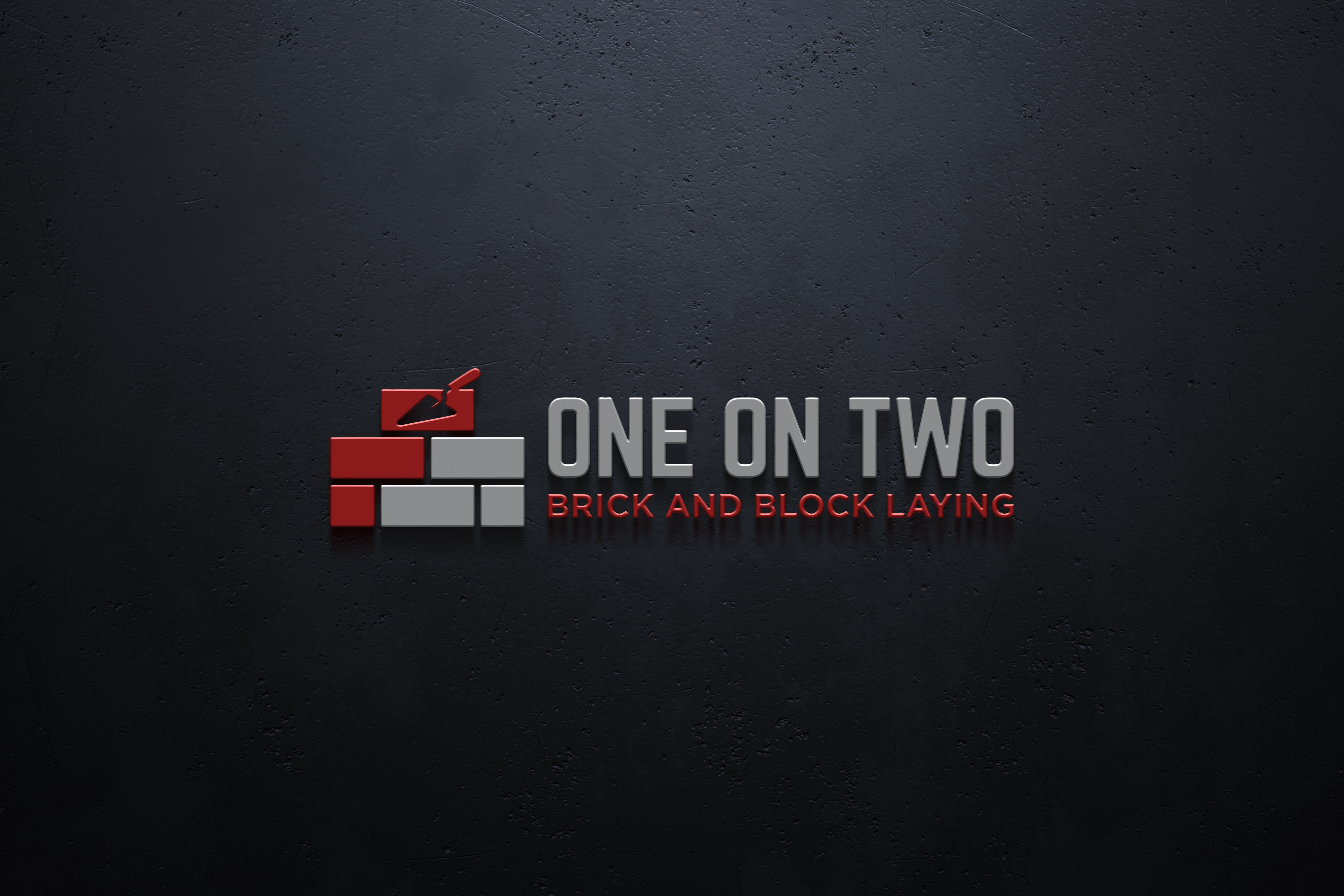 Logo-Design von Visionary Creations für One on Two Brick and Block Laying | Design #37583926