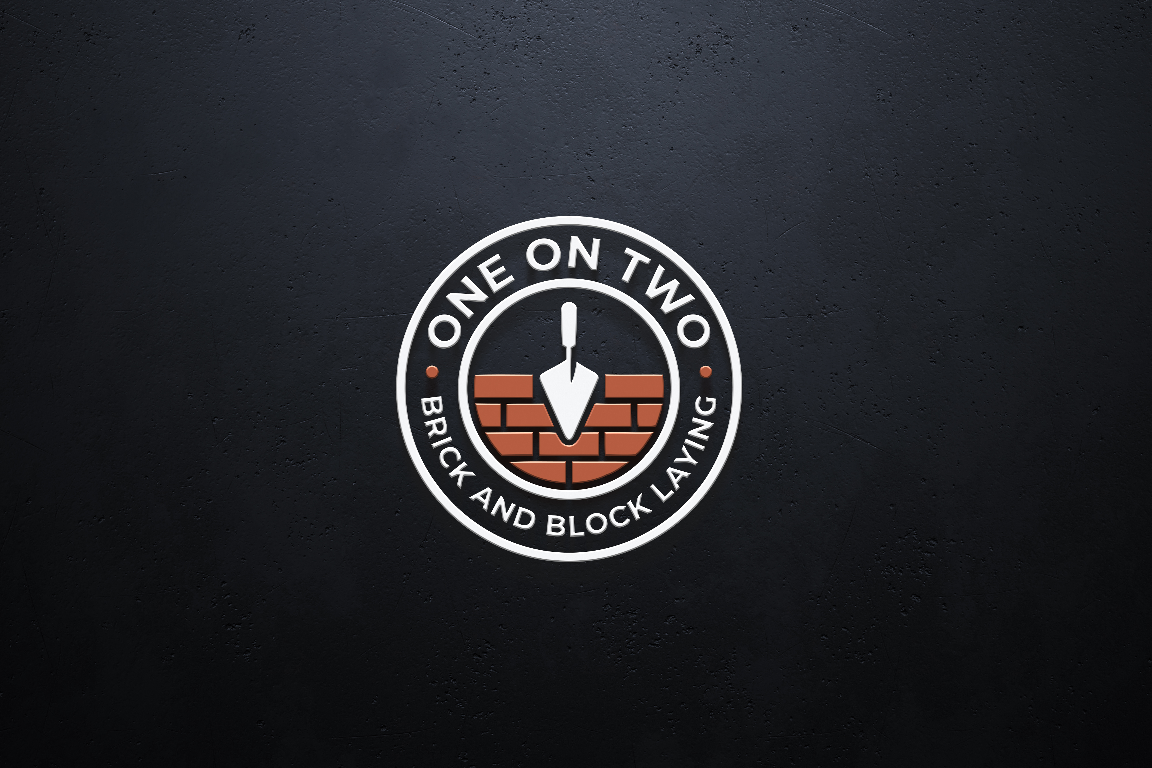 Logo-Design von Visionary Creations für One on Two Brick and Block Laying | Design #37583928