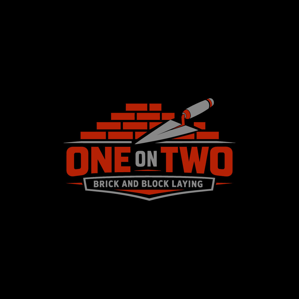 Logo-Design von hellodesigneralamin für One on Two Brick and Block Laying | Design #37588590