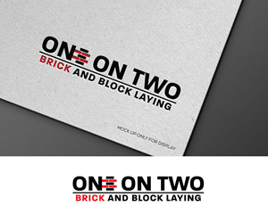 Logo Design by Srk pix!14 for One on Two Brick and Block Laying | Design: #37584347