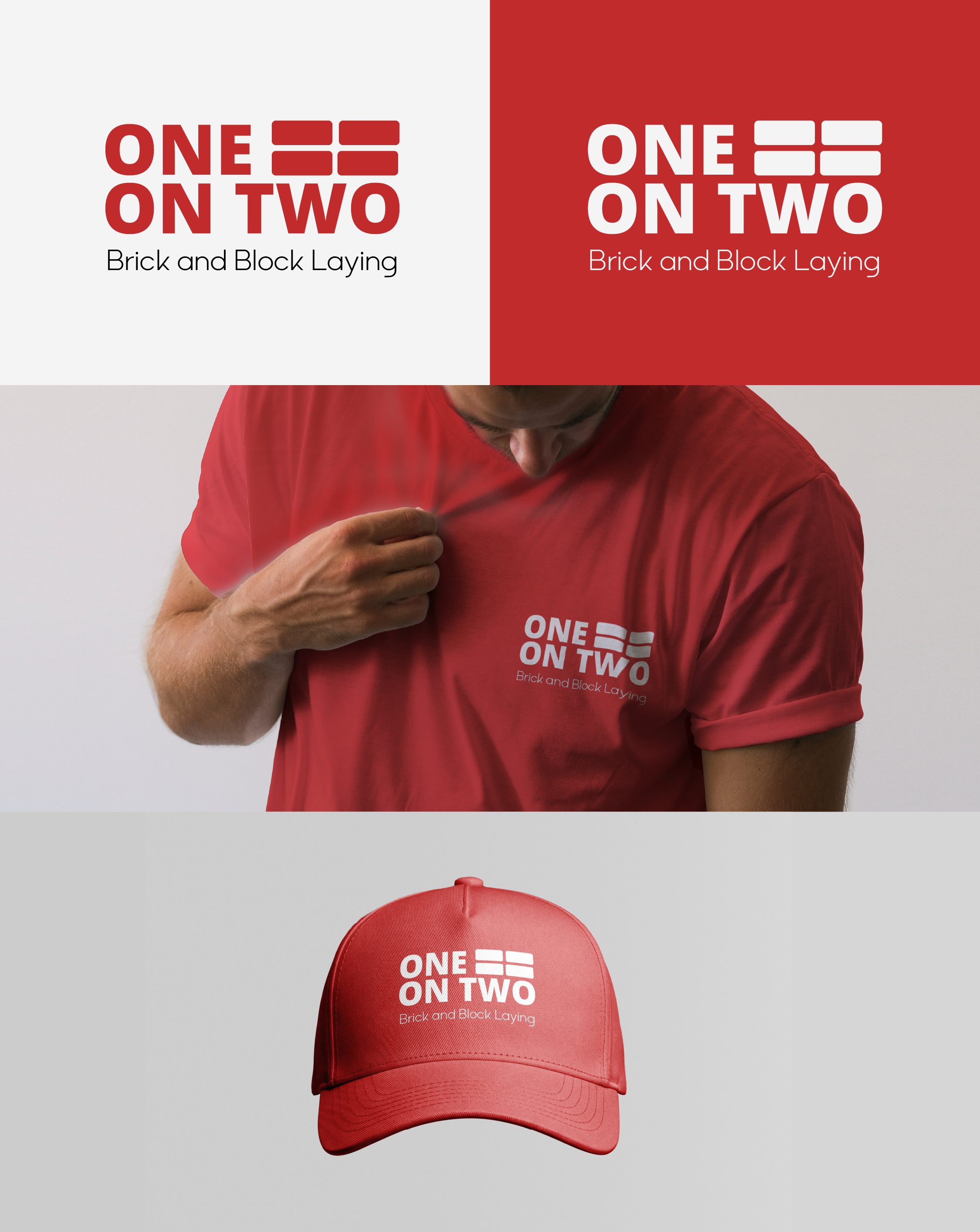 Logo-Design von Sika Creations für One on Two Brick and Block Laying | Design #37593505