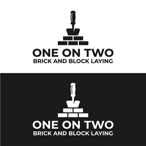 Logo Design by Jaye95 for One on Two Brick and Block Laying | Design: #37584401