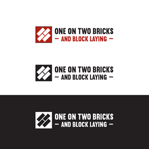Logo-Design von Blesign für One on Two Brick and Block Laying | Design #37585529