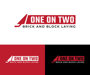 Logo Design by DesignMaker 2 for One on Two Brick and Block Laying | Design: #37592753
