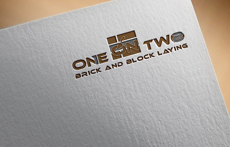 Logo-Design von luxydesign für One on Two Brick and Block Laying | Design #37583693