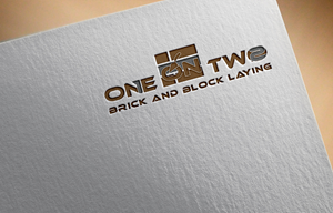 Logo-Design von luxydesign für One on Two Brick and Block Laying | Design: #37583693