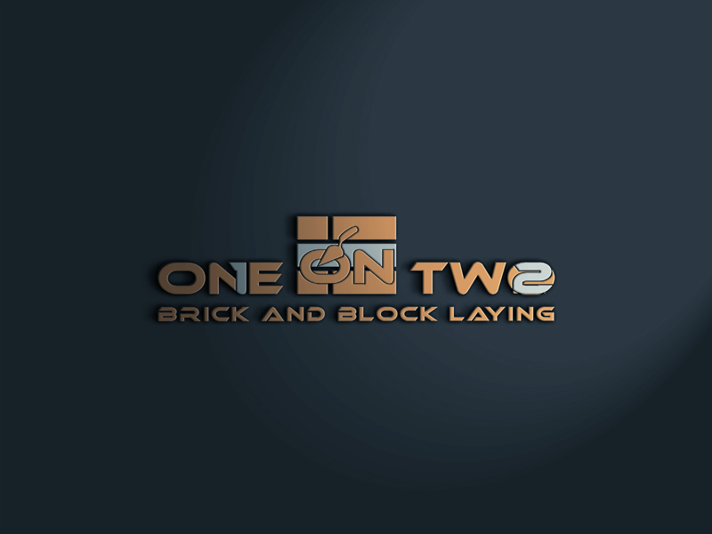 Logo-Design von luxydesign für One on Two Brick and Block Laying | Design #37583697