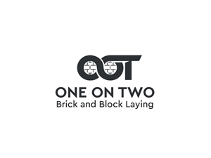 Logo Design by parida for One on Two Brick and Block Laying | Design: #37589530
