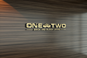 Logo Design by zoooma  for One on Two Brick and Block Laying | Design: #37585798