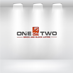Logo Design by zoooma  for One on Two Brick and Block Laying | Design: #37585806