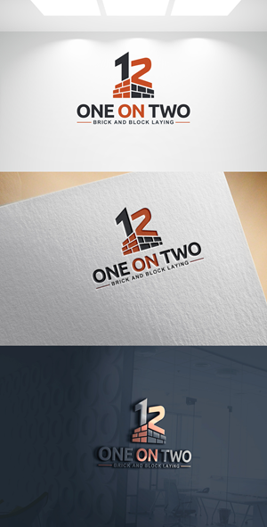 Logo Design by Joseph Robert for One on Two Brick and Block Laying | Design: #37584942