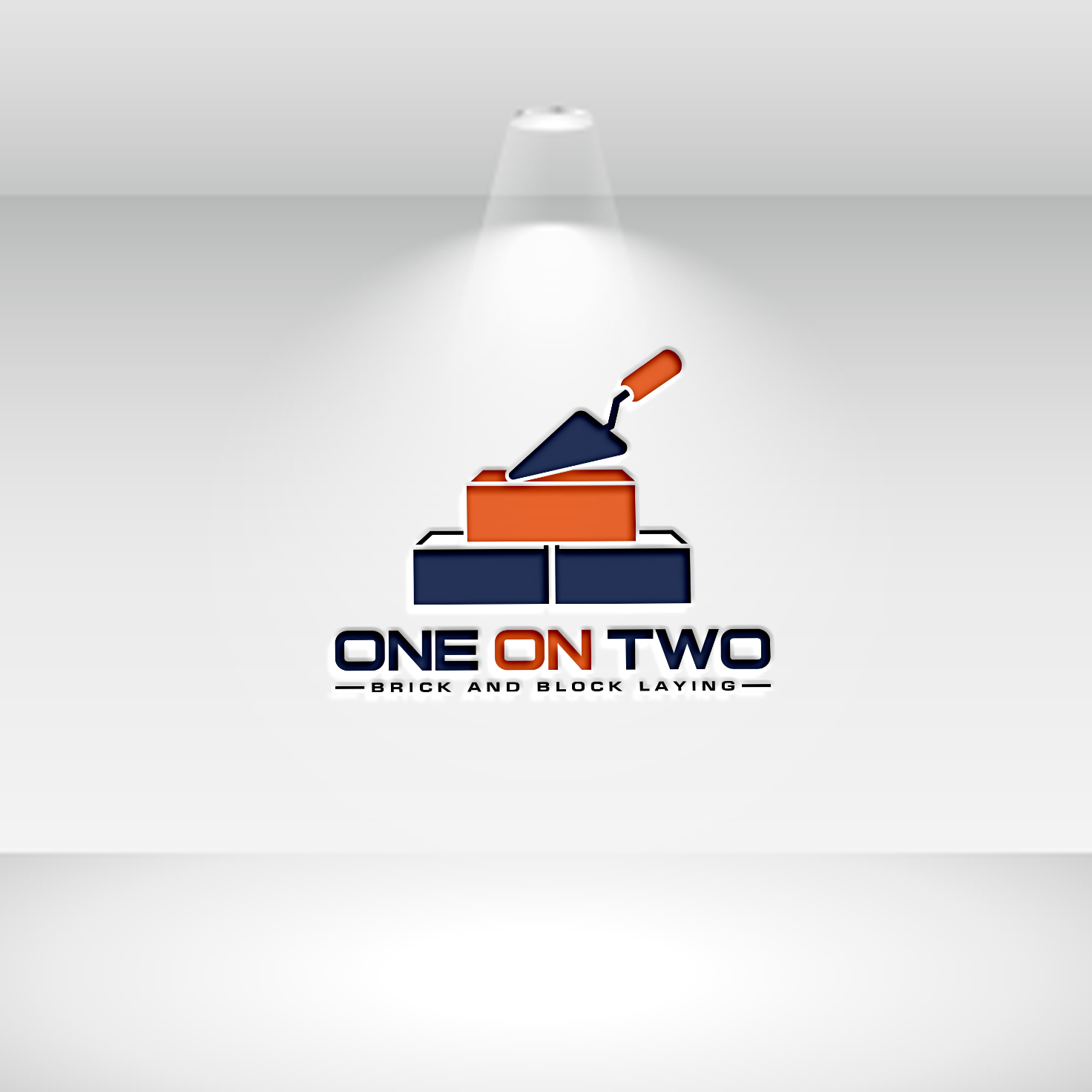 Design de Logo par InkPilot_Studio™ pour One on Two Brick and Block Laying | Design #37584658