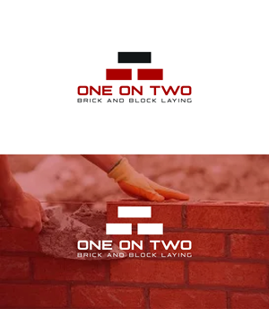 Logo Design by nasim33 for One on Two Brick and Block Laying | Design: #37587335