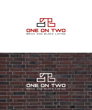 Logo-Design von nasim33 für One on Two Brick and Block Laying | Design: #37587954