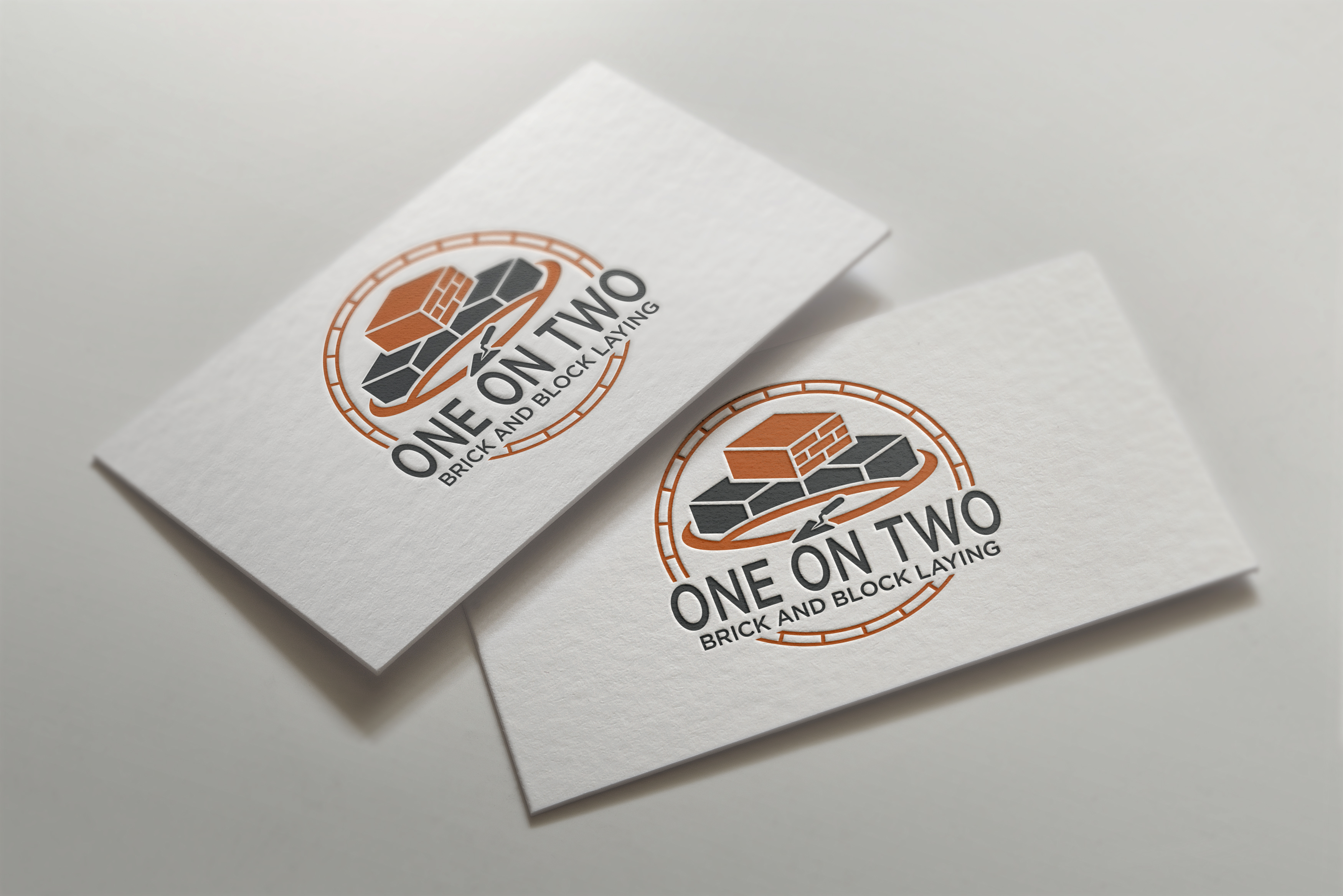 Logo-Design von Eldmal Design für One on Two Brick and Block Laying | Design #37585950