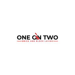 Logo Design by ExclusiveMind for One on Two Brick and Block Laying | Design: #37592088