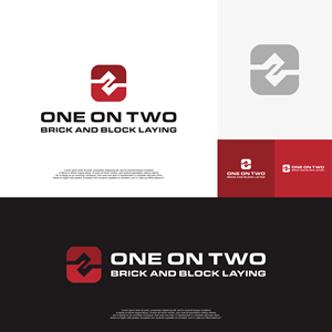 Logo-Design von izdihaar studio für One on Two Brick and Block Laying | Design: #37592642