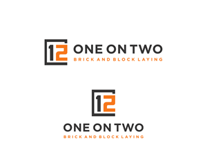 Logo Design by Deelogo.id for One on Two Brick and Block Laying | Design: #37590173