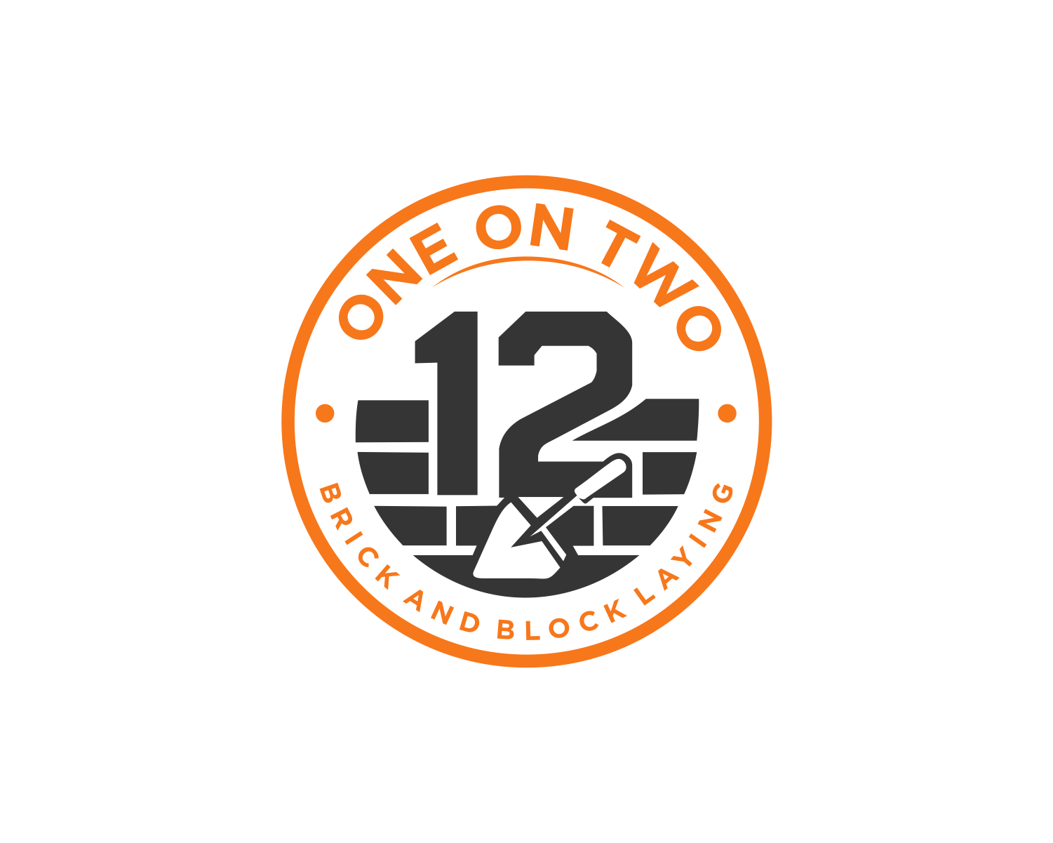 Logo-Design von Deelogo.id für One on Two Brick and Block Laying | Design #37590174